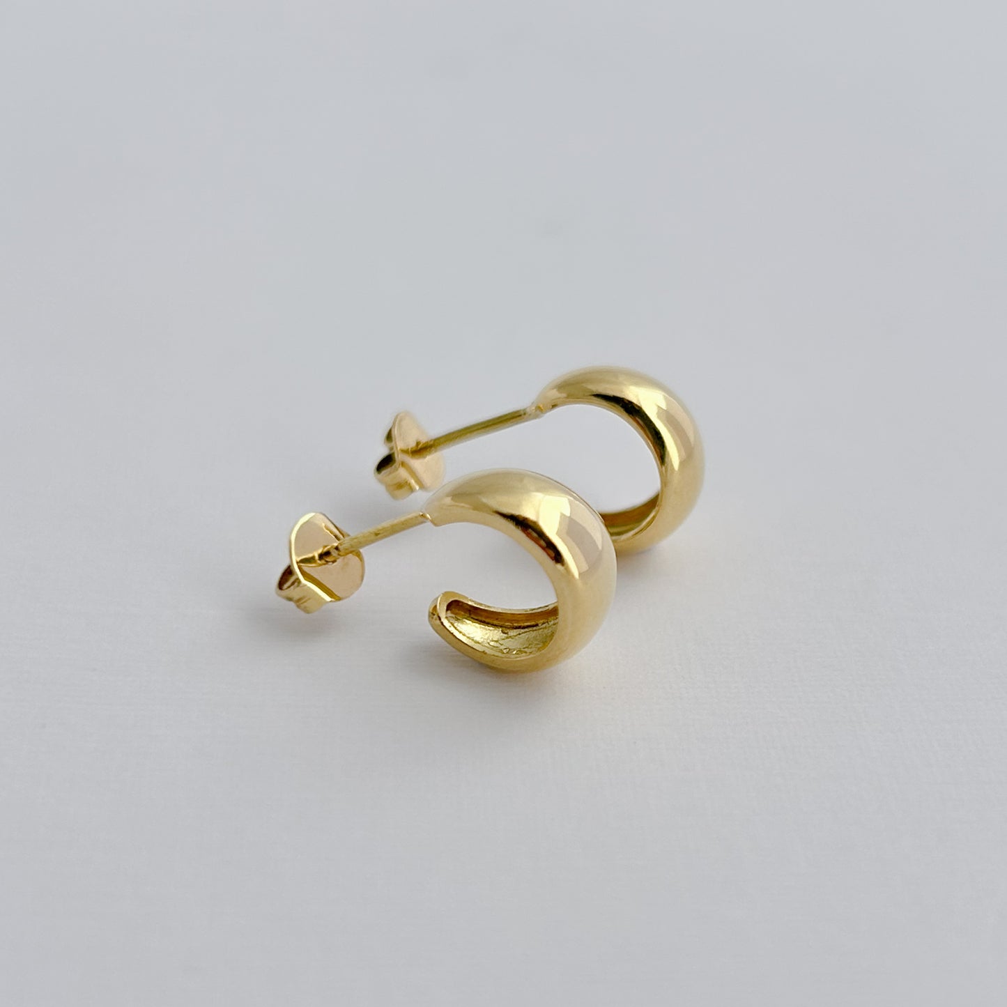 Aretes mini balsa oro 18k