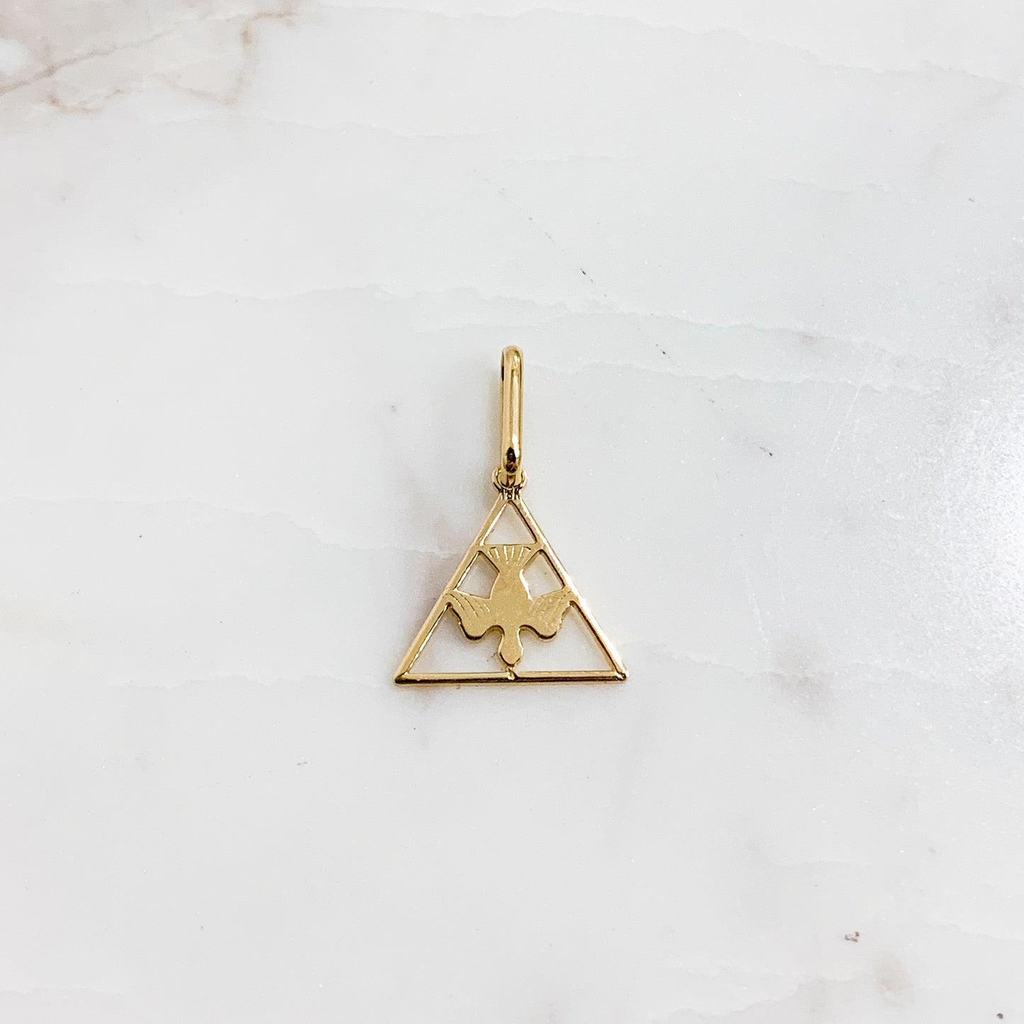 Dije de Espíritu Santo Pequeño oro 18k