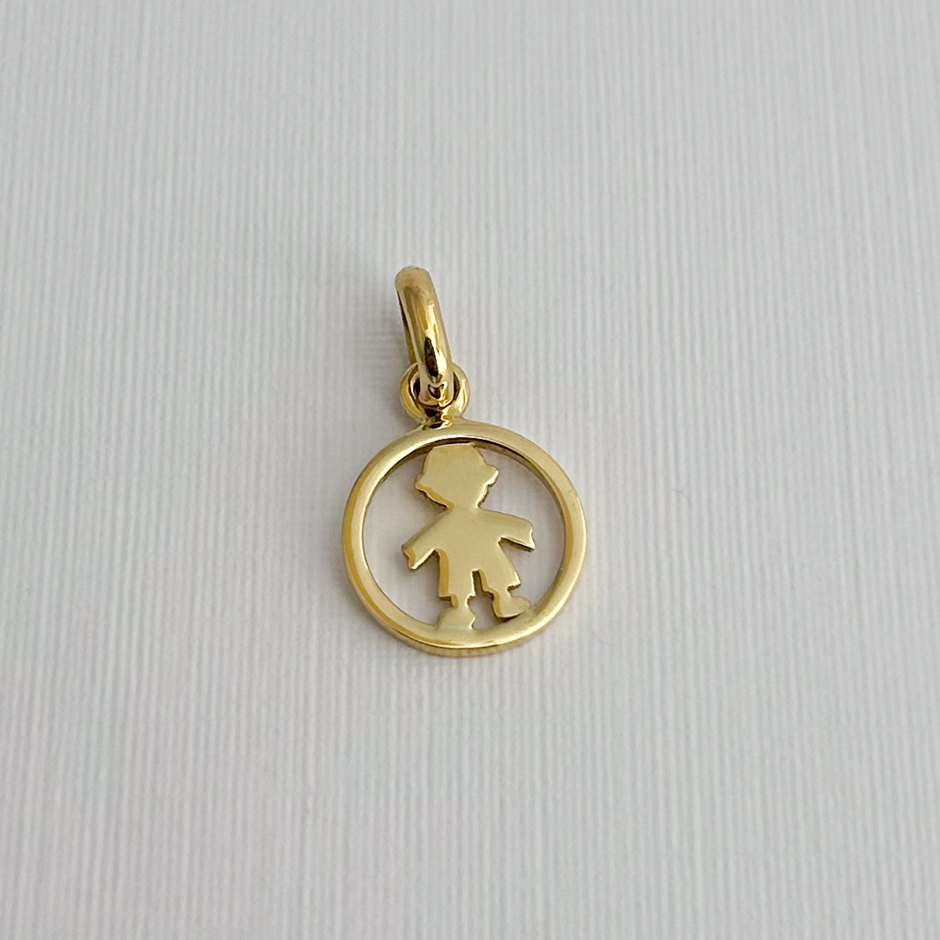 Dije Niños en Círculo Oro18k