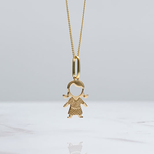 Dije de niño kind en oro 18k