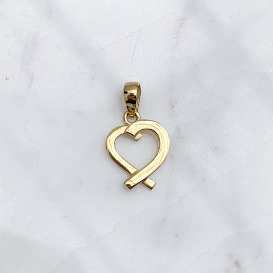 Dije Corazón eterno Oro 18k