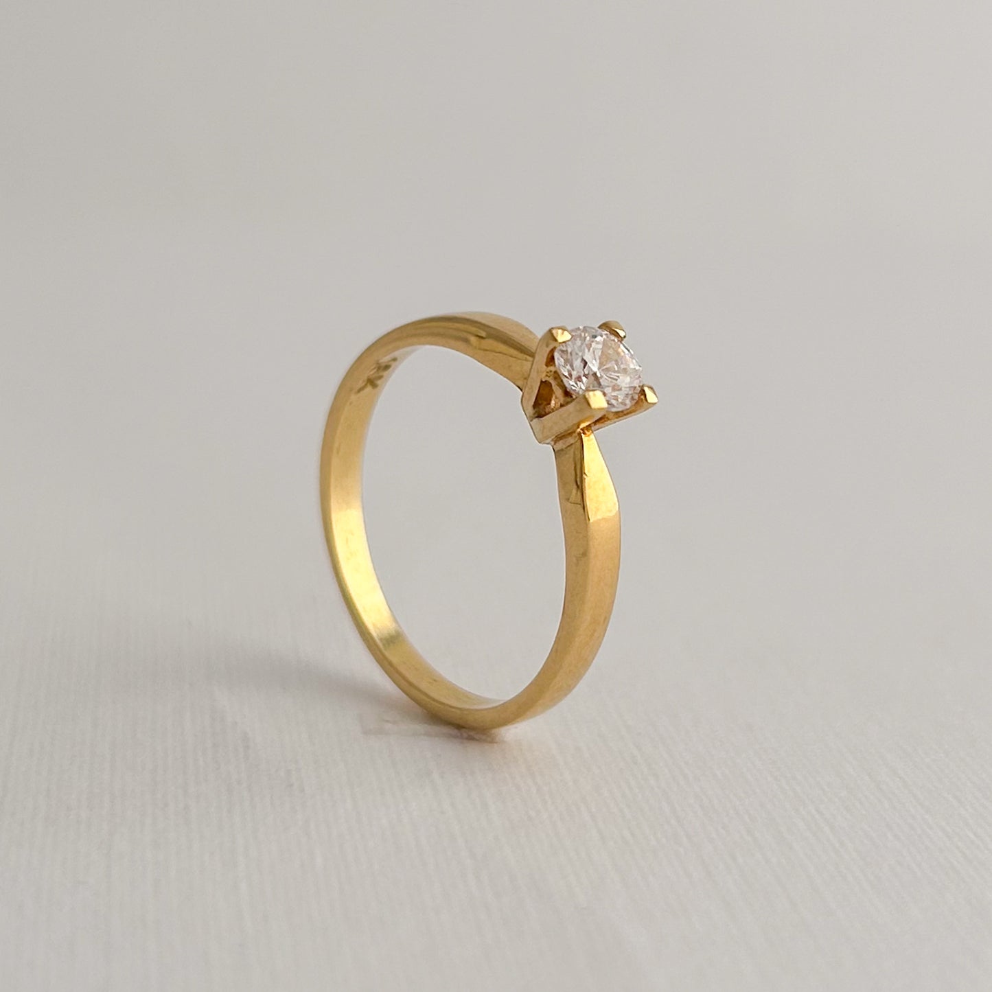 Anillo de Compromiso Oro18k - 9