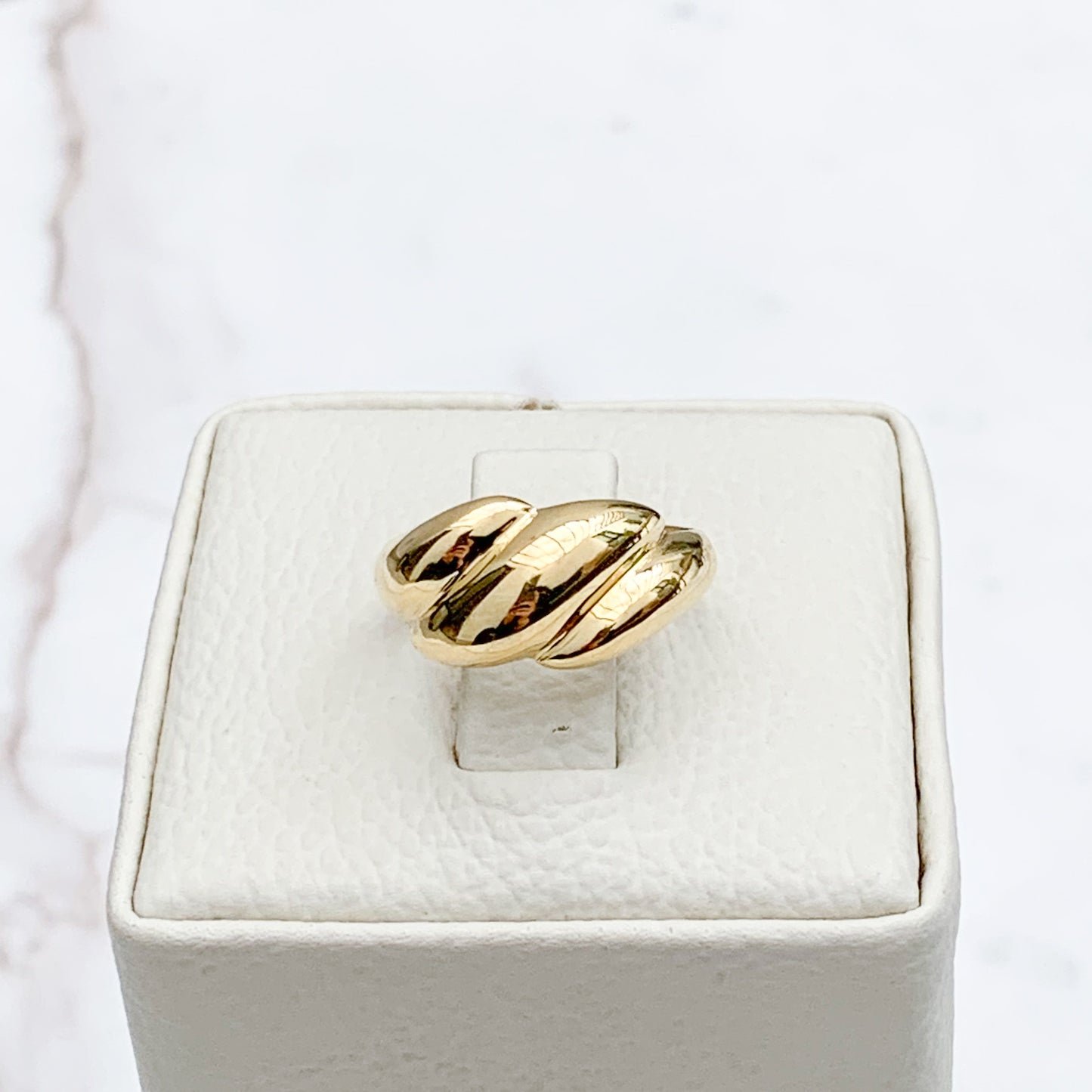 Anillo Big Croissant - Oro18k