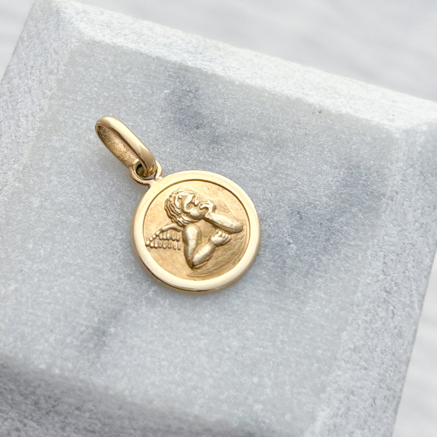 Dije Ángel de la guarda oro 18k