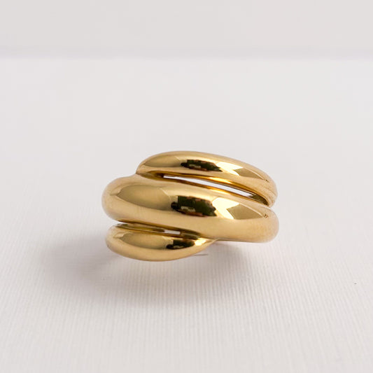 Anillo Triple Oro 18k