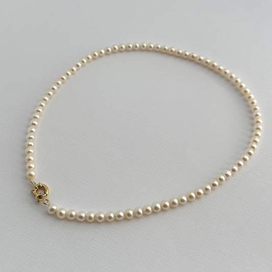 Collar de perlas cultivadas 40 cm en oro 18k