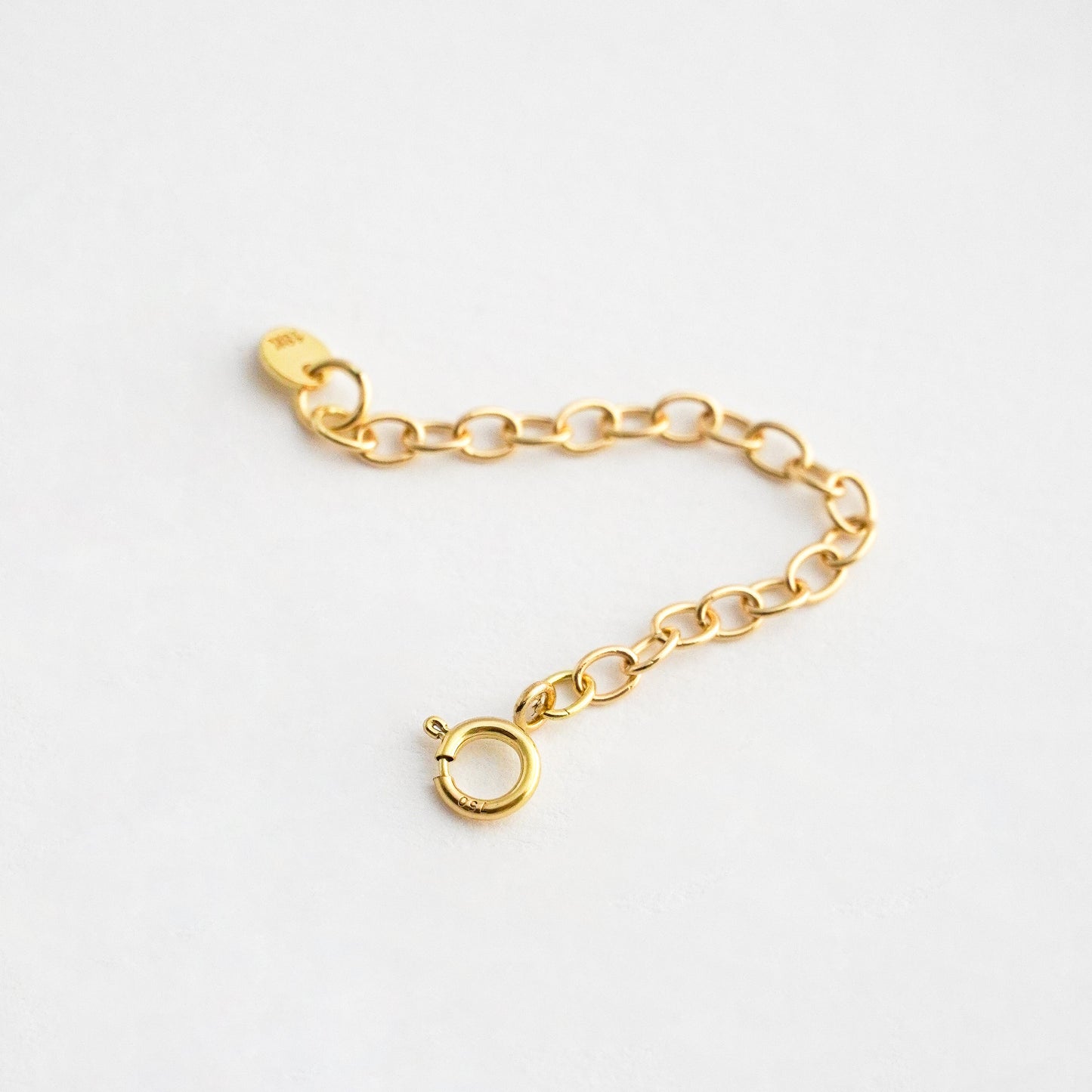 Alargador de 5 cm con broche en Oro 18k