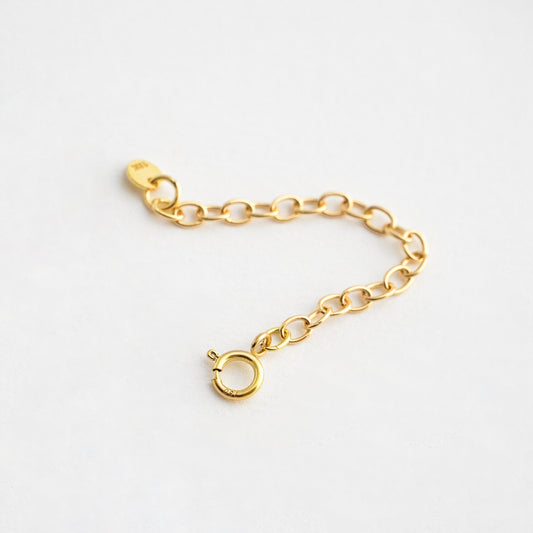 Alargador de 5 cm con broche en Oro 18k