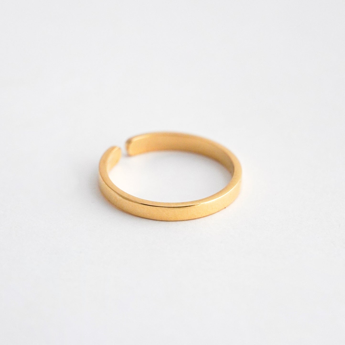 Anillo Open Flat en Oro 18K