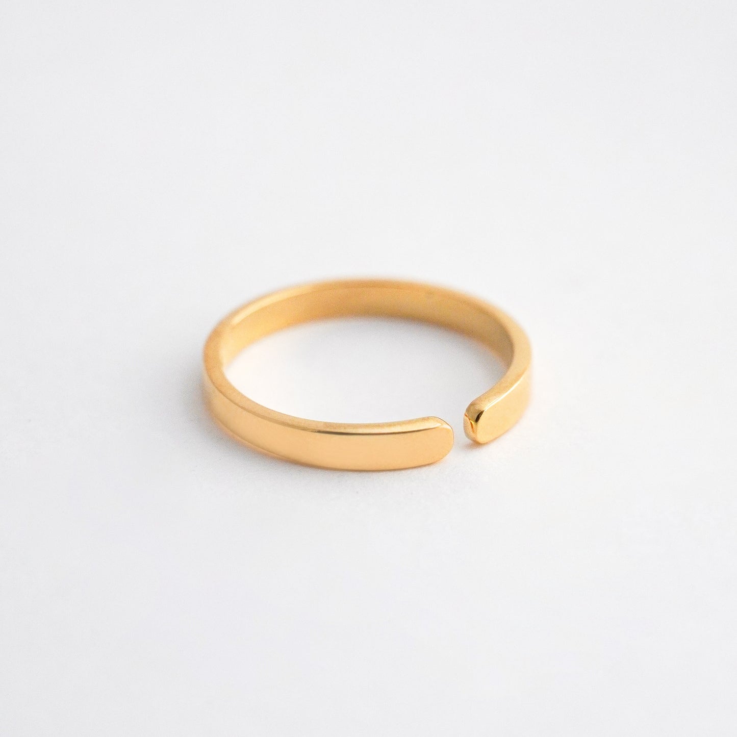 Anillo Open Flat en Oro 18K