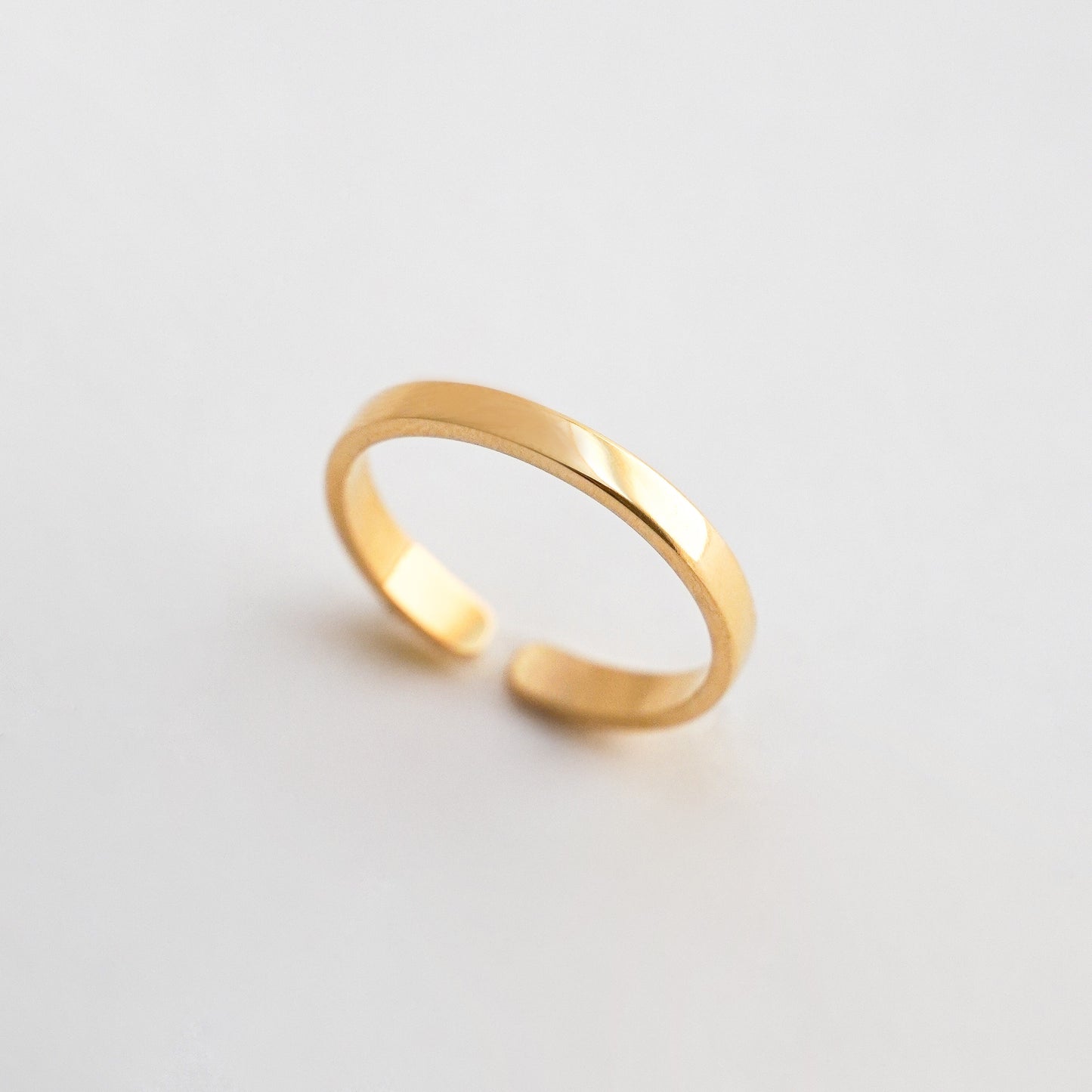 Anillo Open Flat en Oro 18K