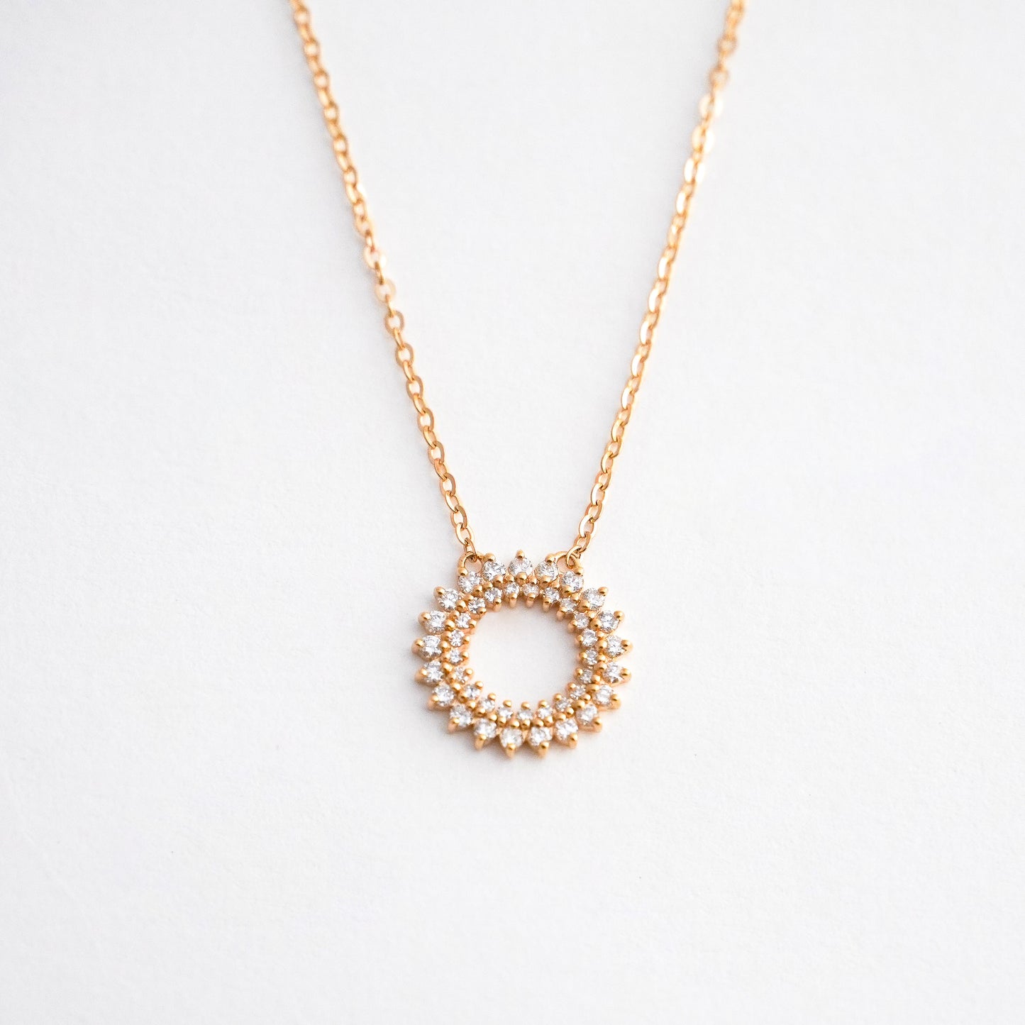 Collar Eternity Imperial con Diamantes Naturales en Oro 18K