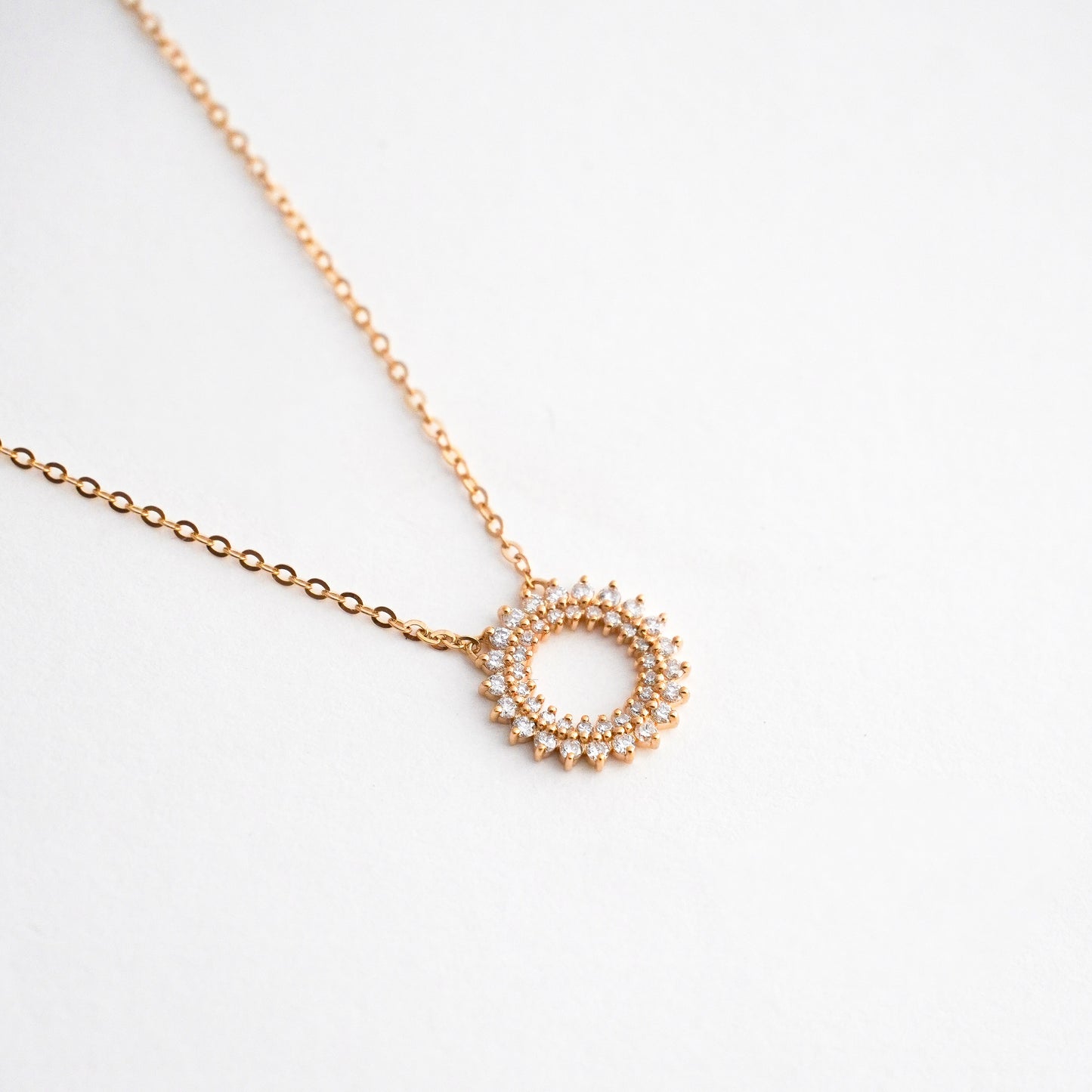 Collar Eternity Imperial con Diamantes Naturales en Oro 18K
