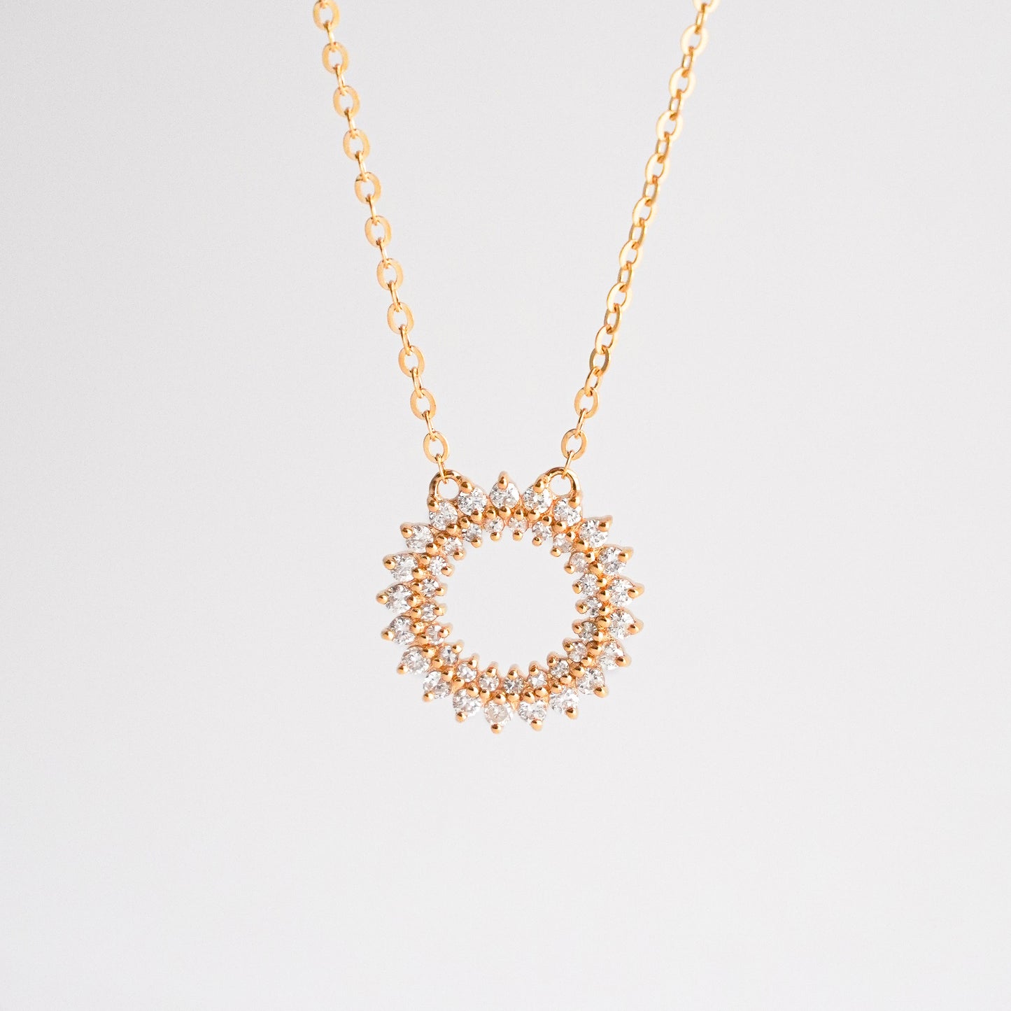 Collar Eternity Imperial con Diamantes Naturales en Oro 18K