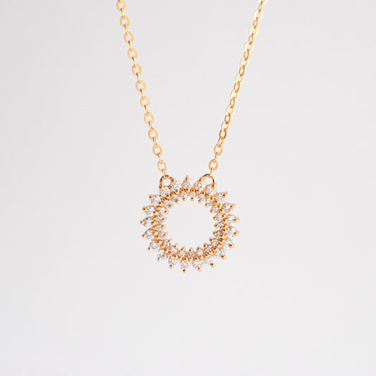 Collar Eternity Imperial con Diamantes Naturales en Oro 18K