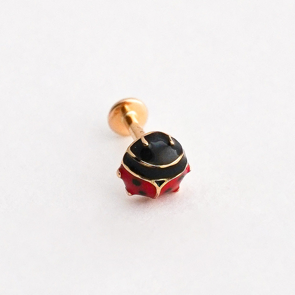 Piercing Mariquita en Oro 18K