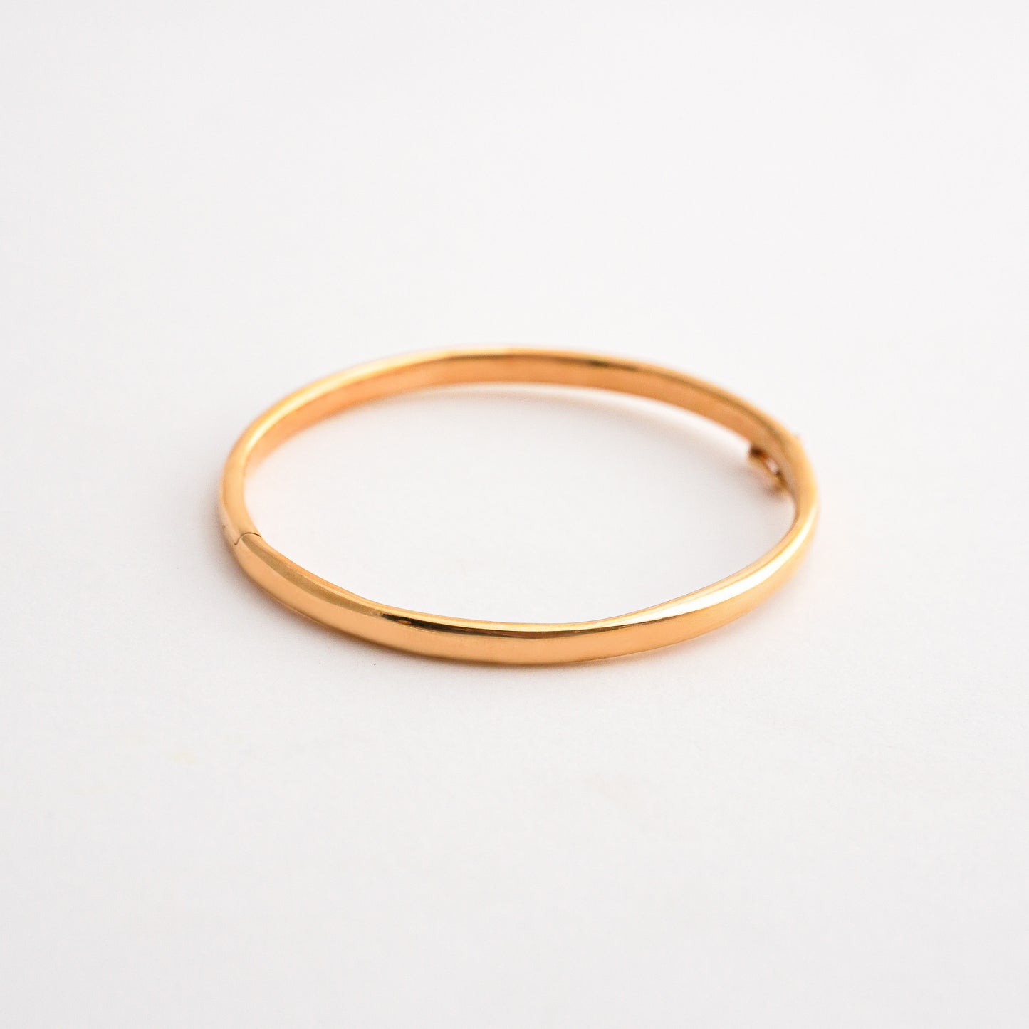 Puñera Almendra para niña 3.5 mm oro 18k
