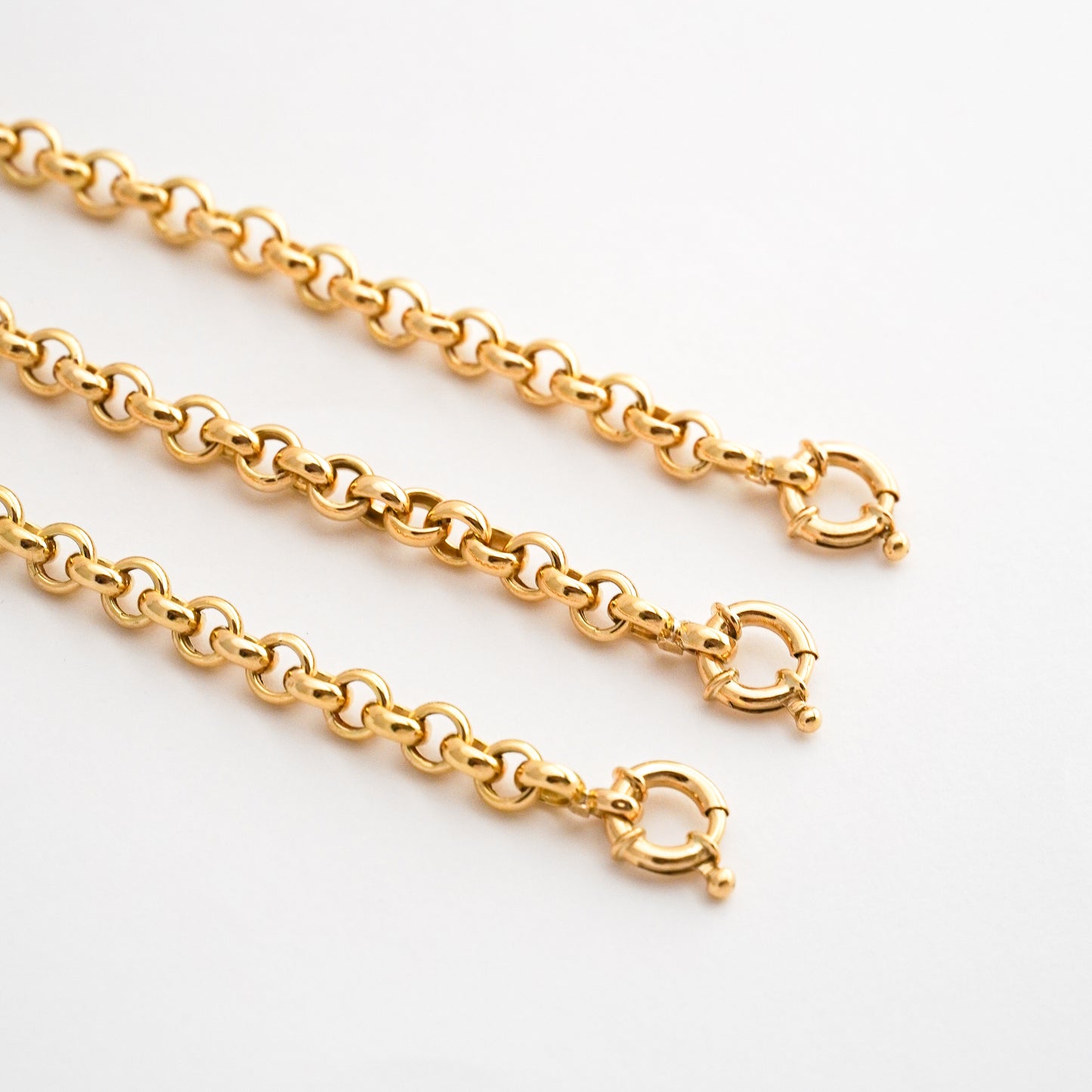 Pulsera Rolo 6 mm en Oro 18k