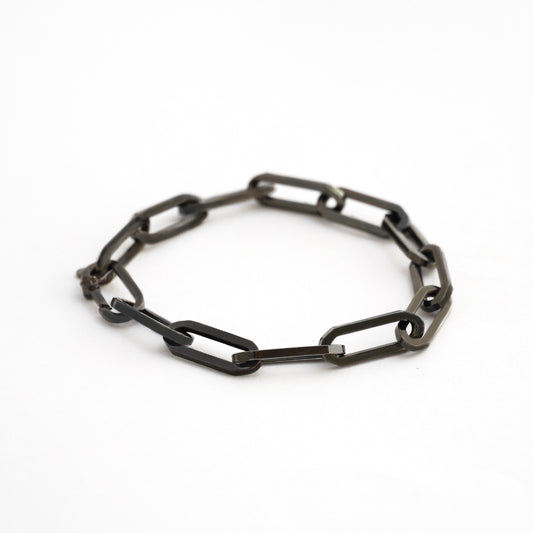 Pulsera Eslabón Marinero en Oro 18K Negro