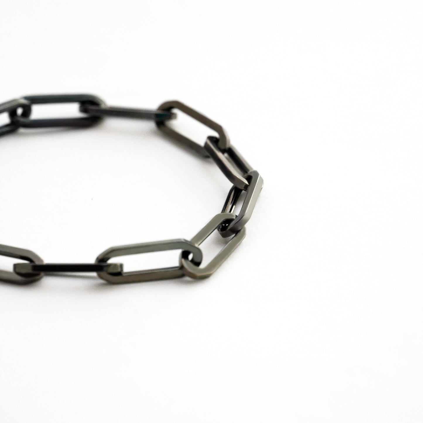 Pulsera Eslabón Marinero en Oro 18K Negro