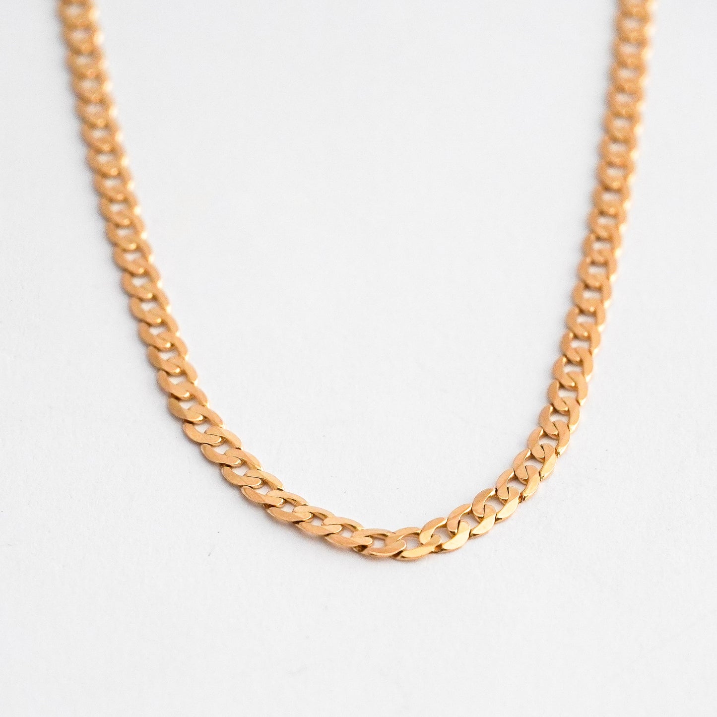 Cadena Pancer 60 cm para hombre oro 18k