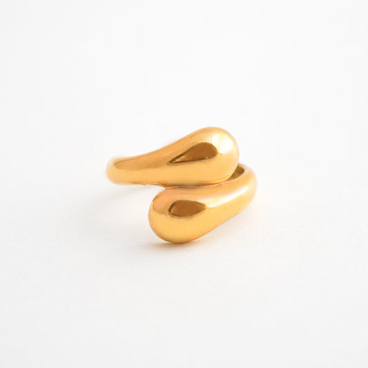 Anillo Gota en Oro 18K