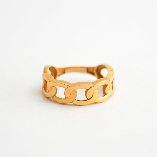 Anillo Big Barbada en Oro 18K