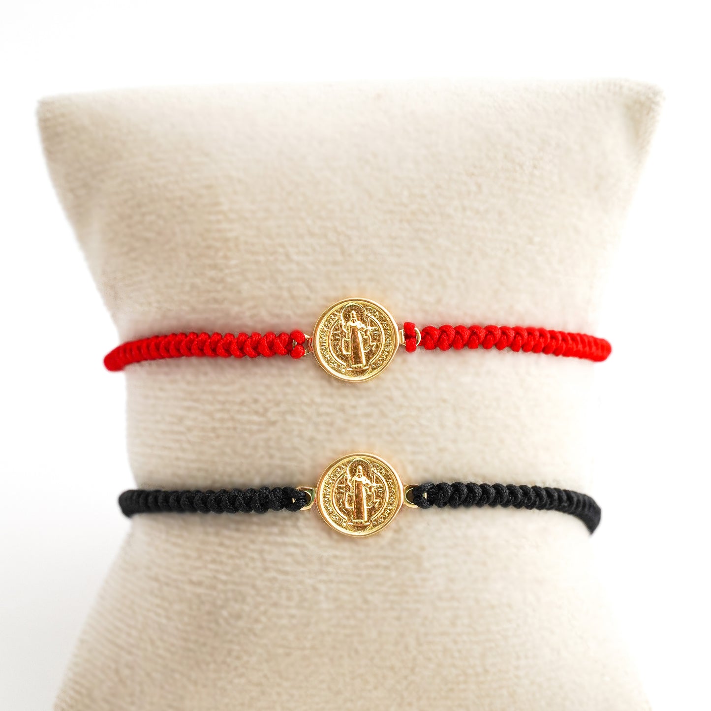 Pulsera Tejida San Benito Grande en Oro 18K