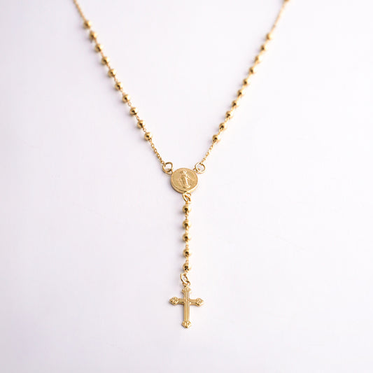 Cadena Rosario Oro18k