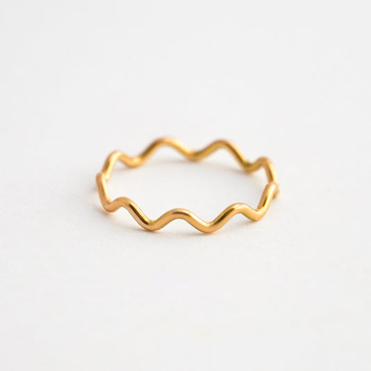 Anillo Onda en Oro 18K