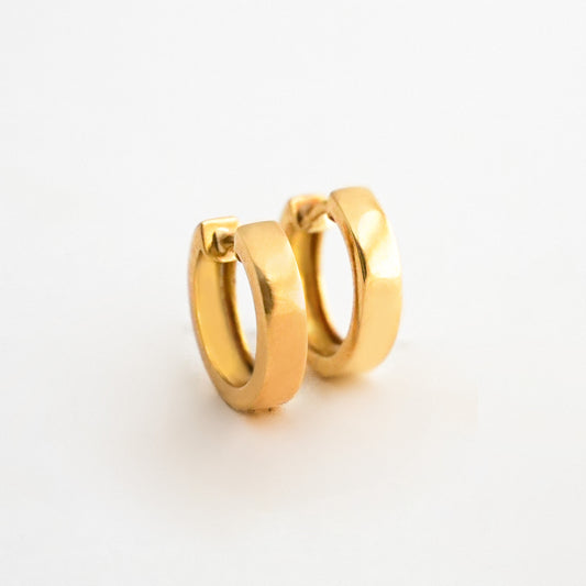 Argollas Cinta en Oro 18K