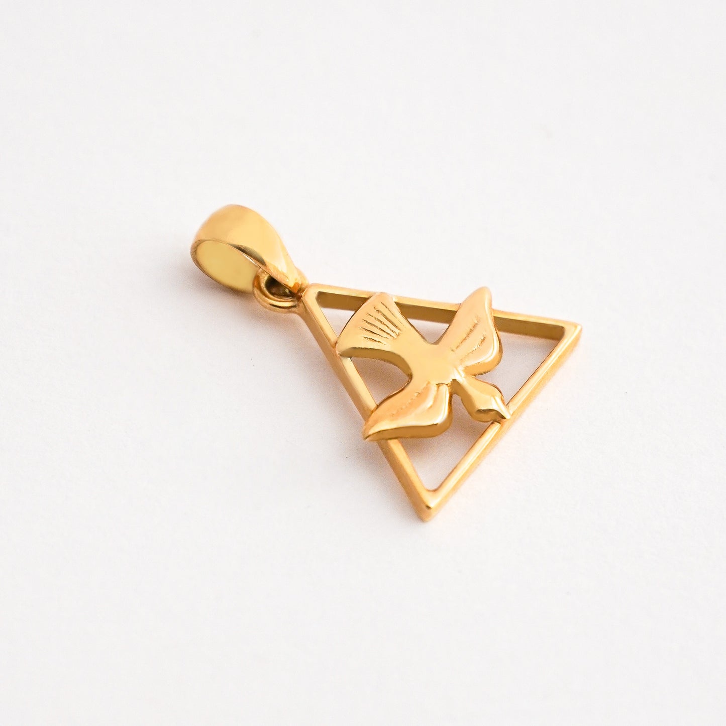 Dije Espíritu Santo Grande Oro 18K
