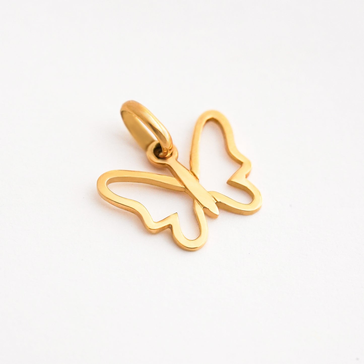 Dije Mariposa Monarca Grande Oro 18K