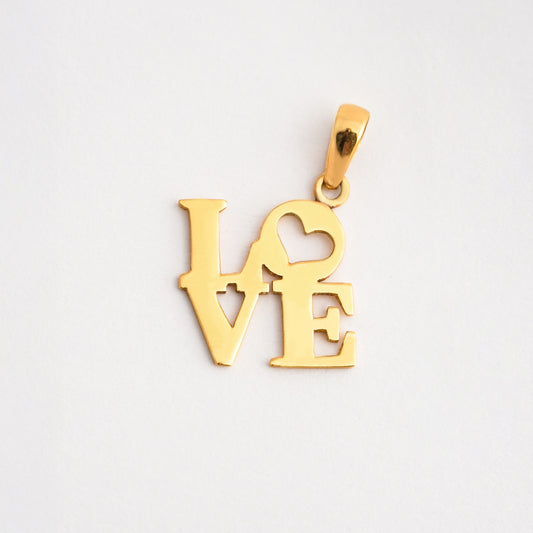 Dije Love Oro 18K