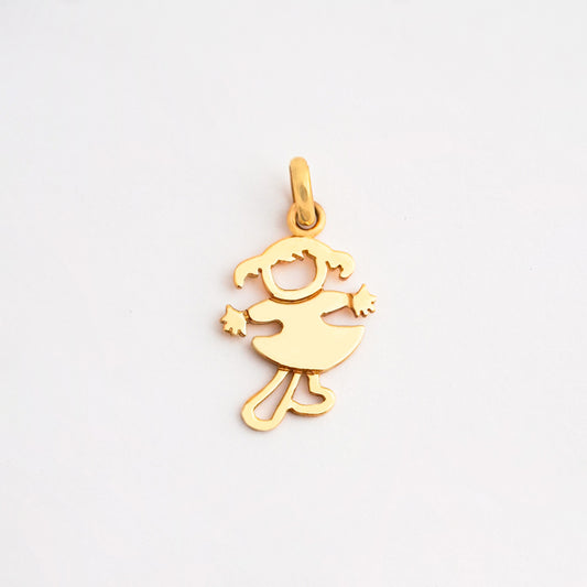 Dije Niño/A Bailando Oro 18K