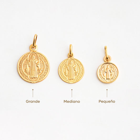 Dije San Benito Oro 18K