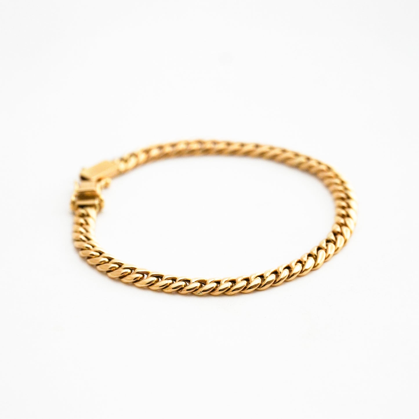 Pulsera Barbada 4.5 mm  Oro18k