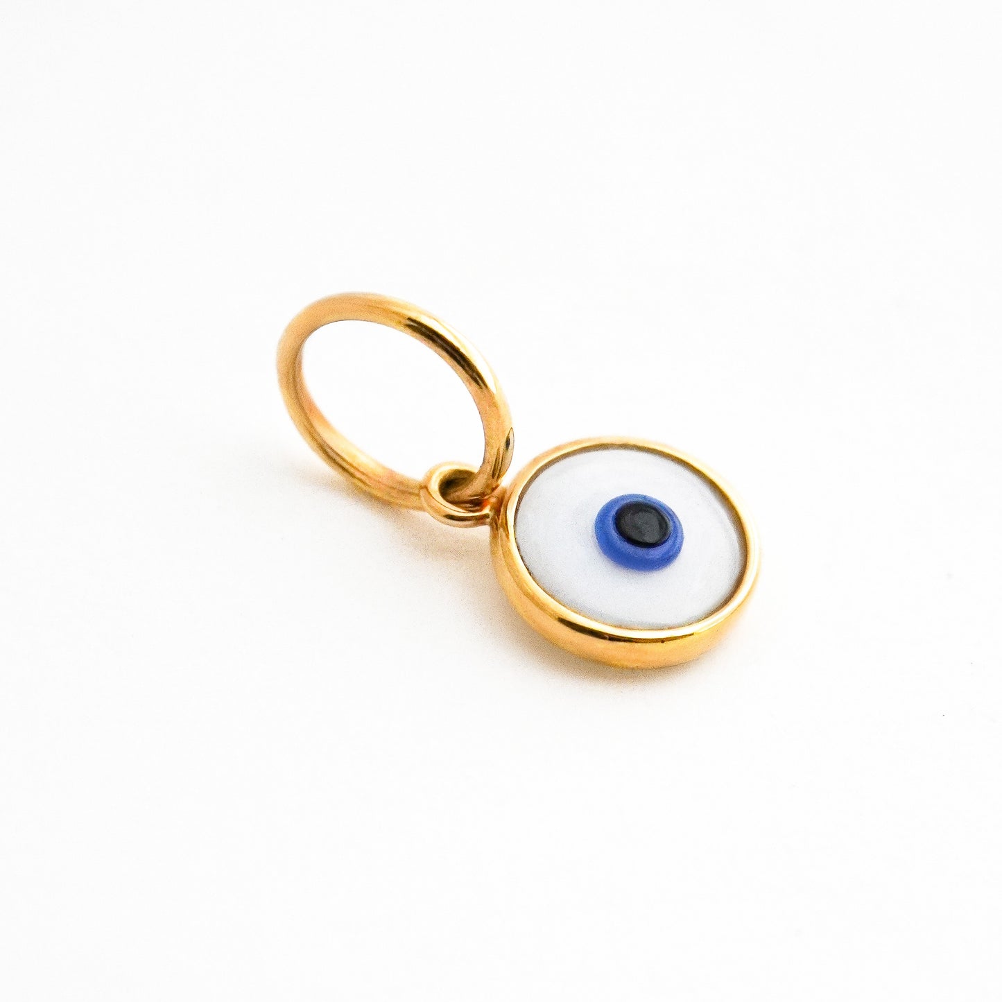Dije Ojo Turco Pulsera Oro 18K