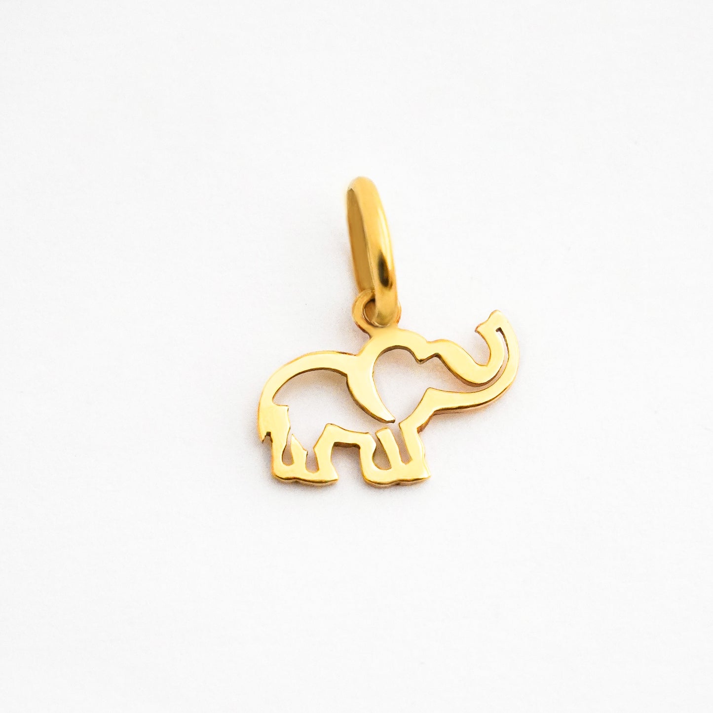 Dije Elefante Pulsera Oro 18K