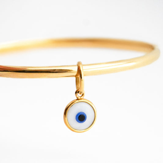 Dije Ojo Turco Pulsera Oro 18K