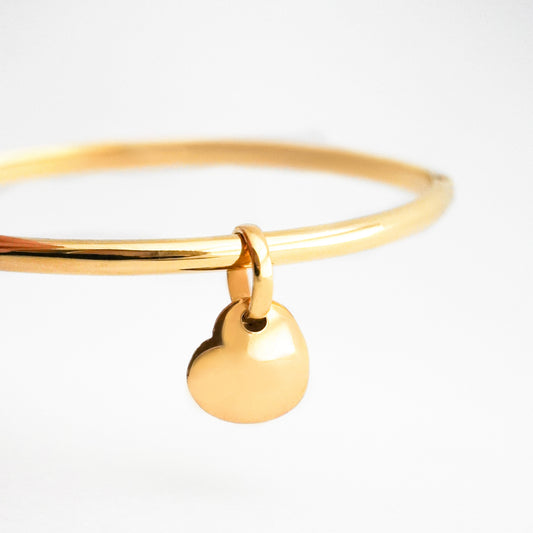 Dije Corazón Nita Pulsera Oro 18K