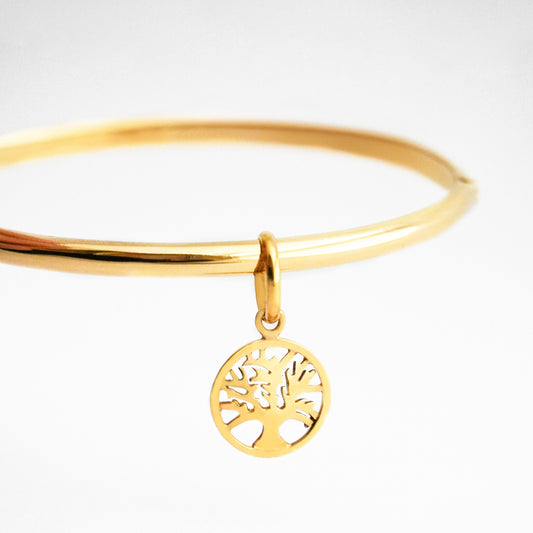 Dije Árbol De La Vida Puñera Oro 18K