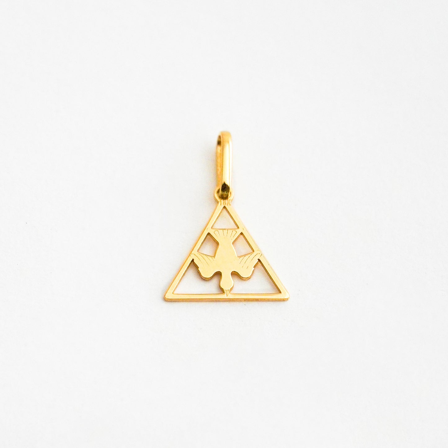 Dije de Espíritu Santo Pequeño oro 18k