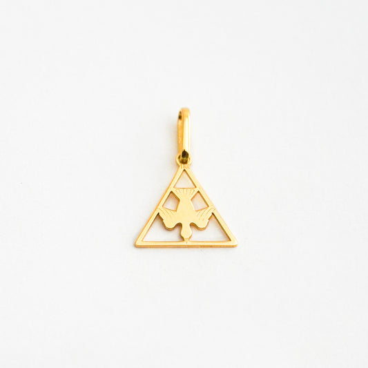 Dije de Espíritu Santo Pequeño oro 18k