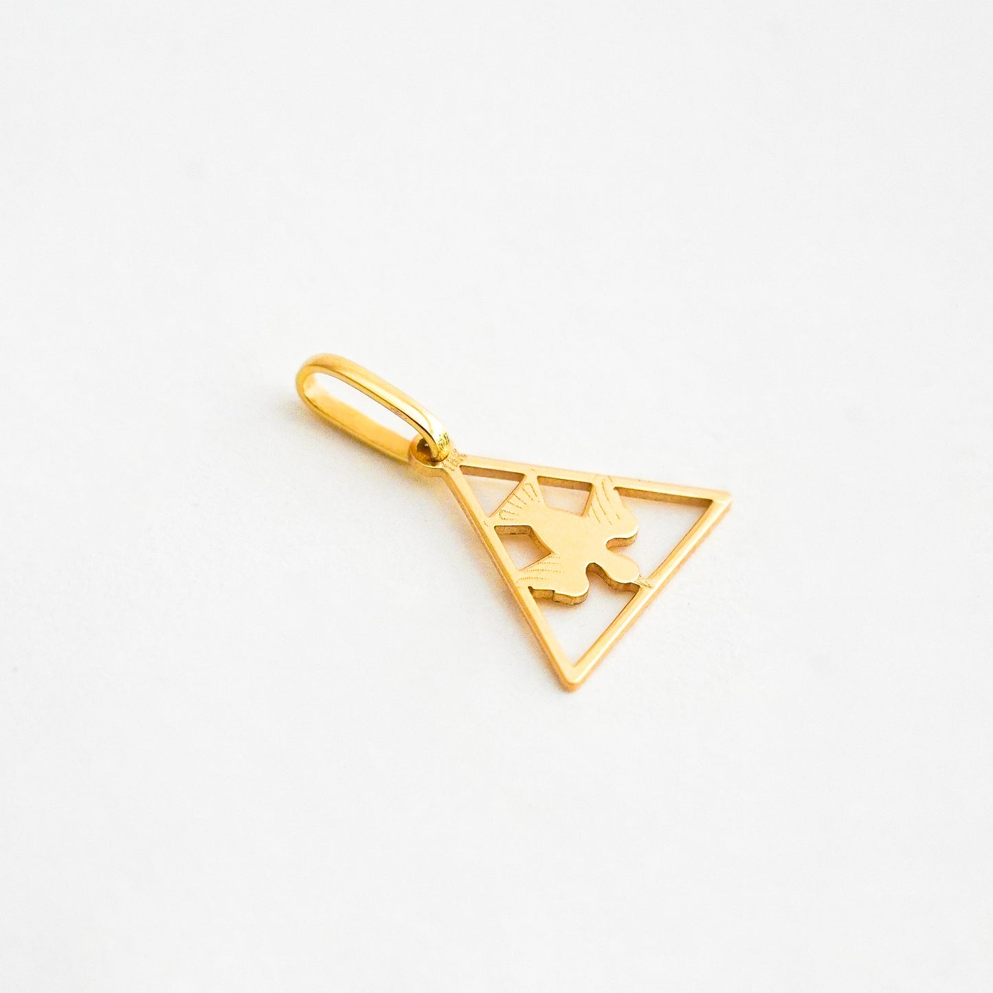 Dije de Espíritu Santo Pequeño oro 18k