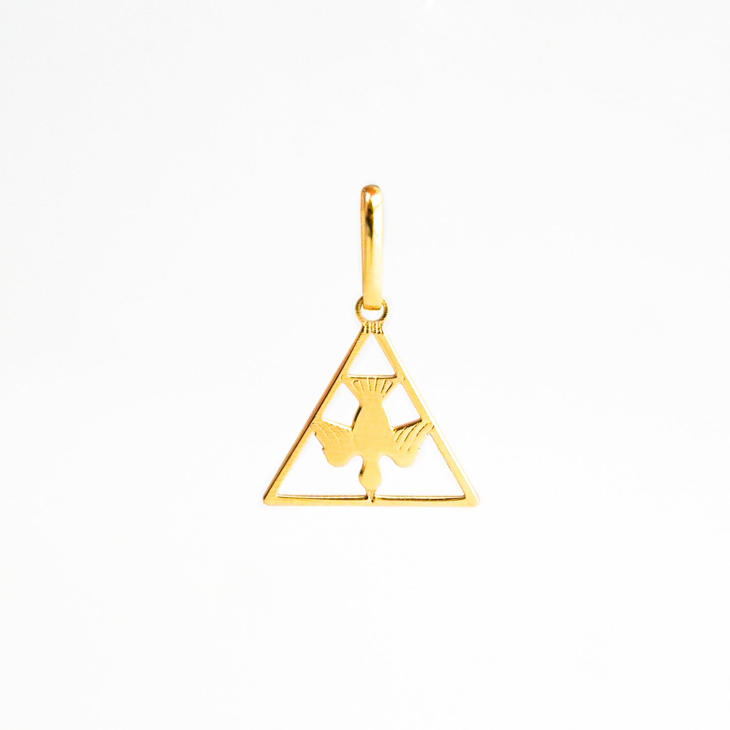 Dije de Espíritu Santo Pequeño oro 18k