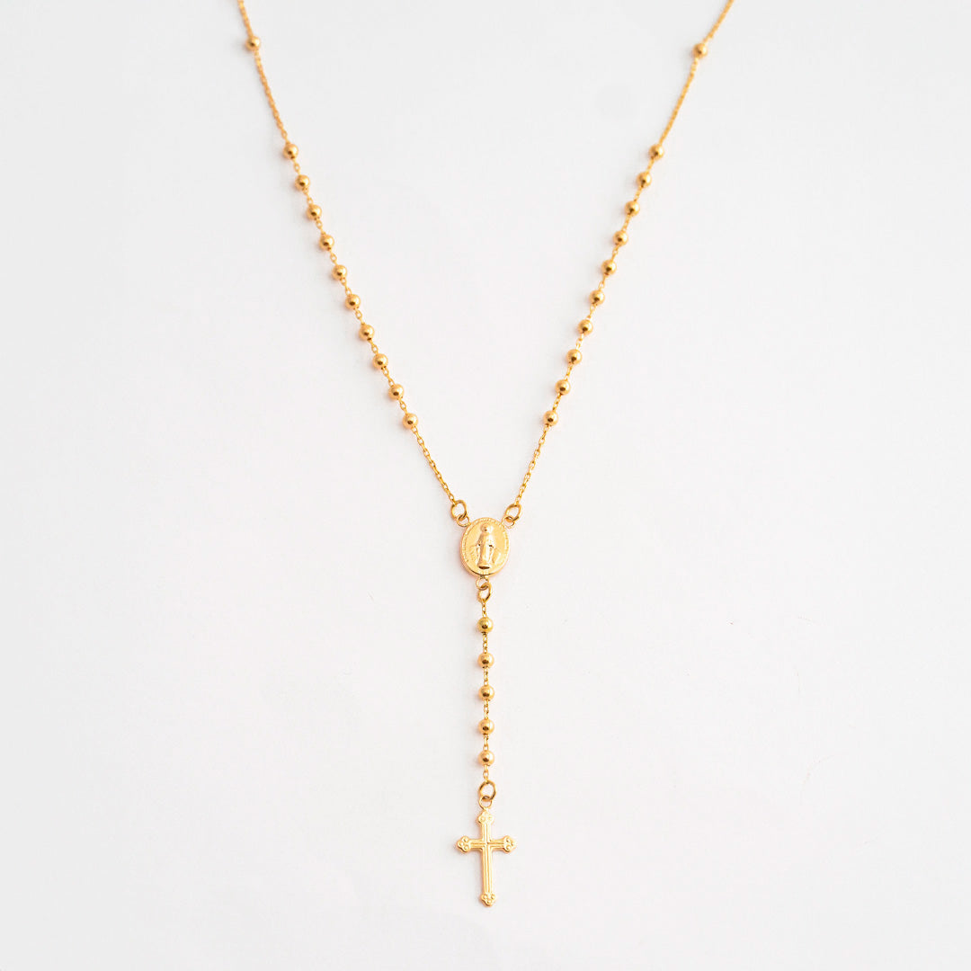 Cadena Rosario Oro18K