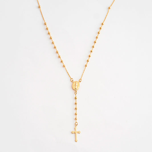 Cadena Rosario Oro18K