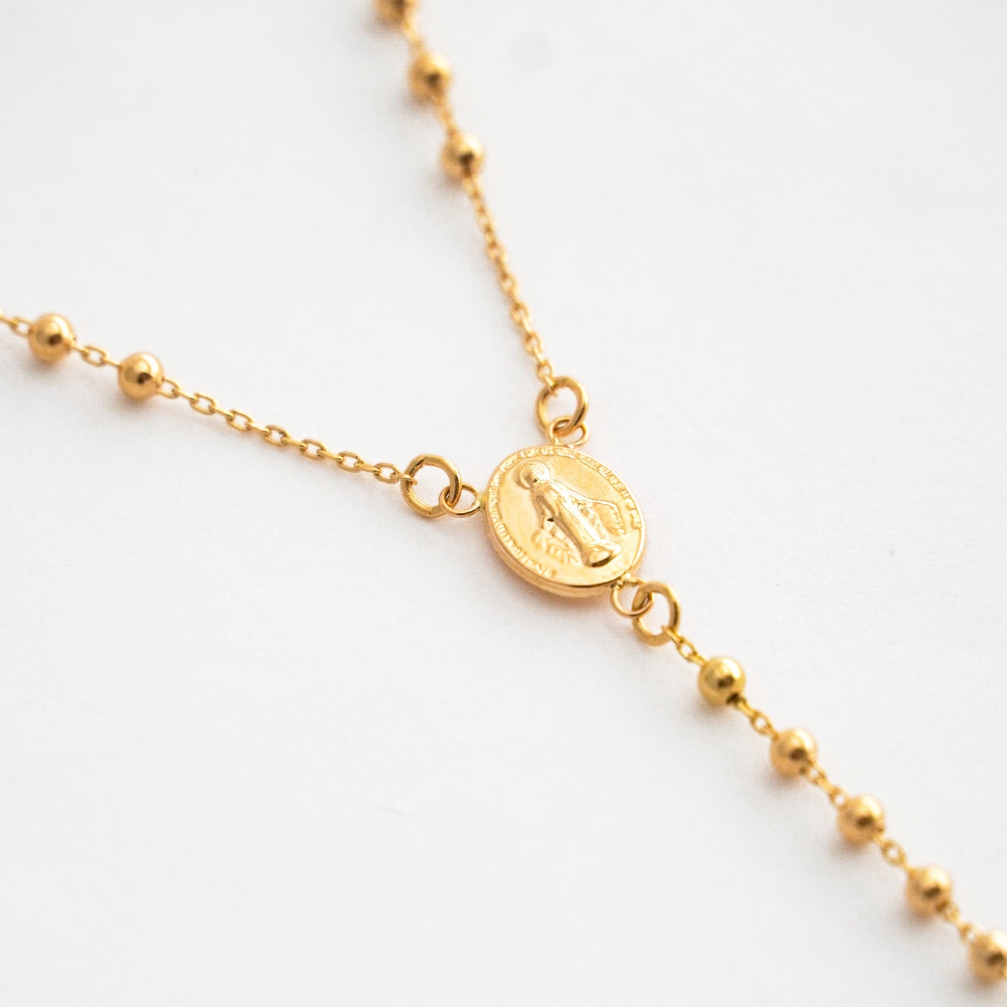 Cadena Rosario Oro18K