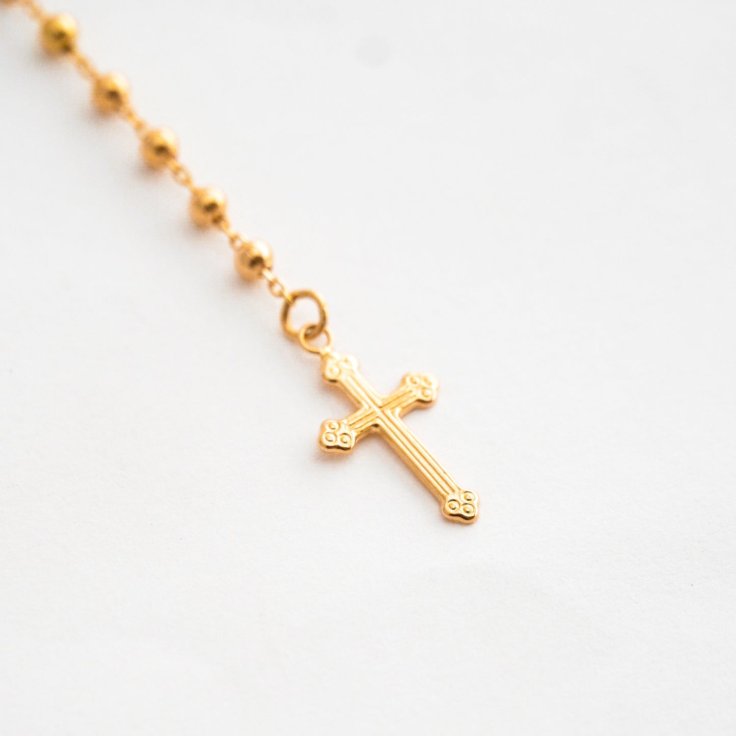 Cadena Rosario Oro18K